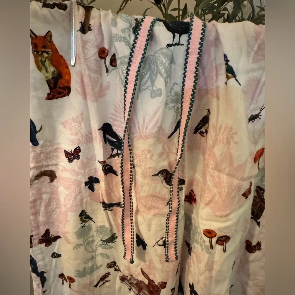 NWOT Anthropologie animal Print Women's pj pants Size S